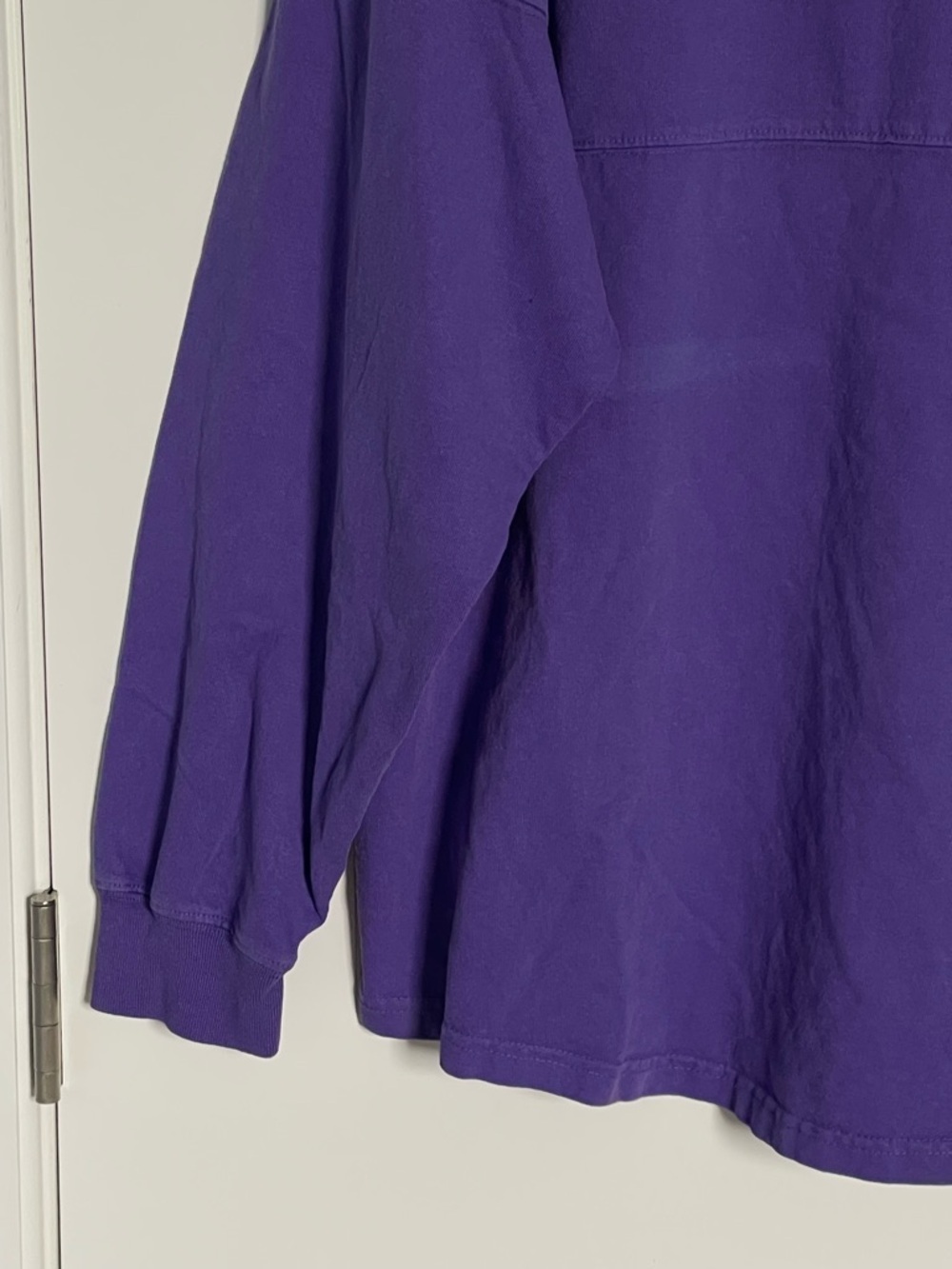 Walt Disney World Spirit Jersey Purple Glitter Sweatshirt Size M 54412 - Picture 5 of 15